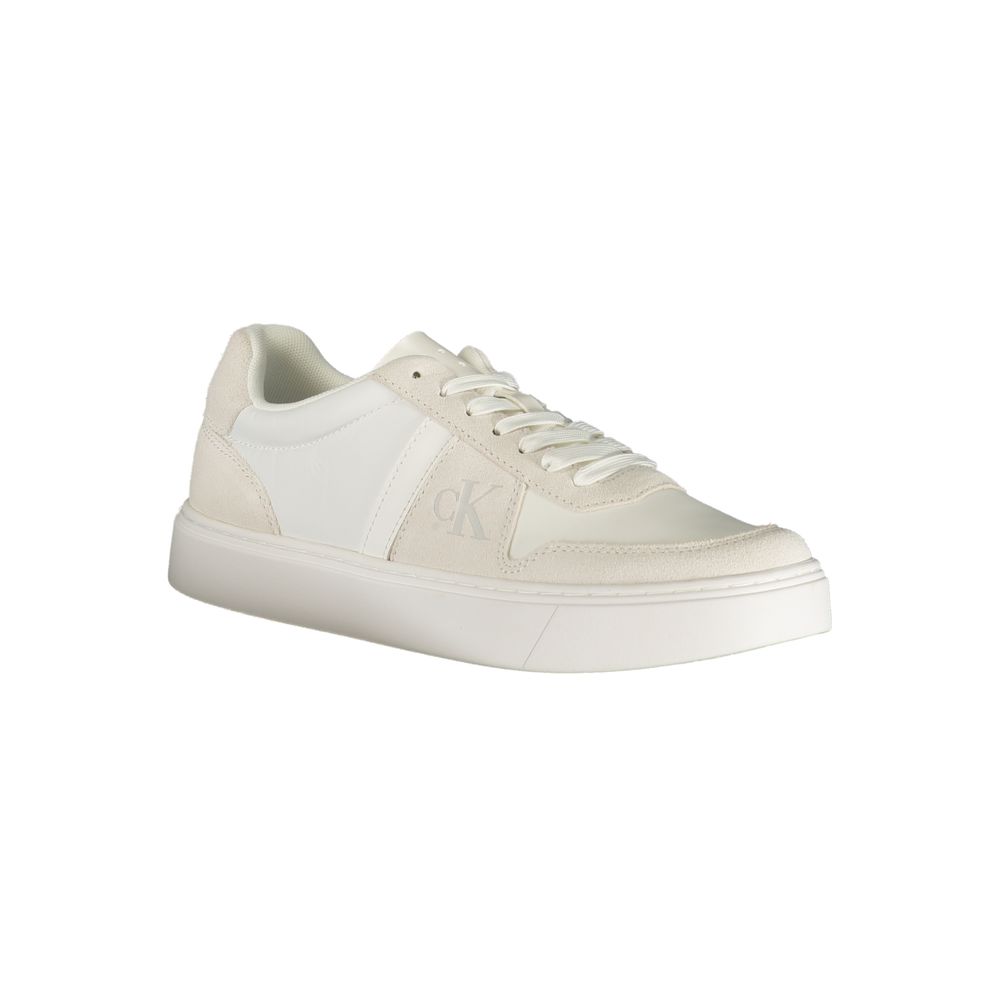 Calvin Klein Bianco Polyester Mens Sneaker - Luxe Nova