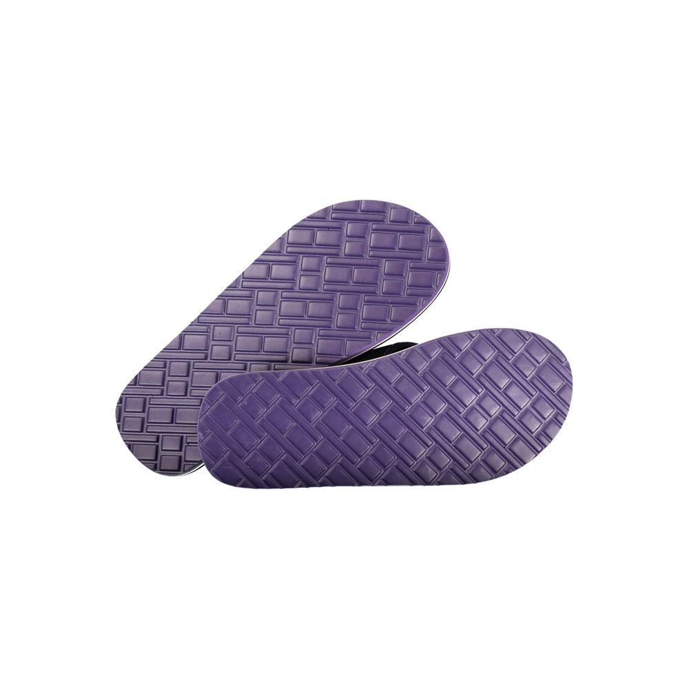 Tommy Hilfiger Nero Poliestere Men Ciabatta - Luxe Nova