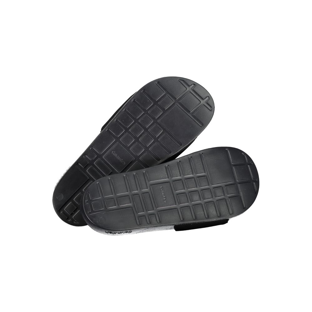 Calvin Klein Black Polyurethane Men's Slipper - Luxe Nova