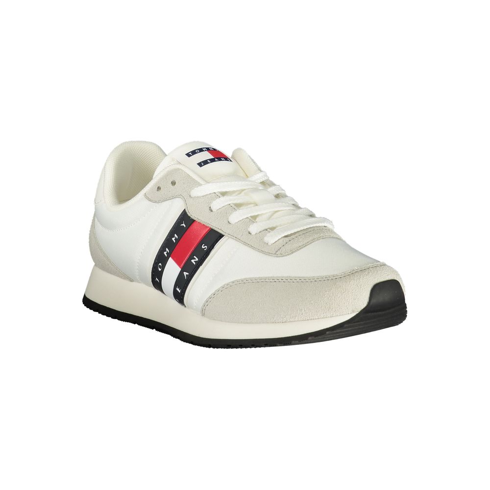 Tommy Hilfiger White Polyurethane Men Sneaker - Luxe Nova