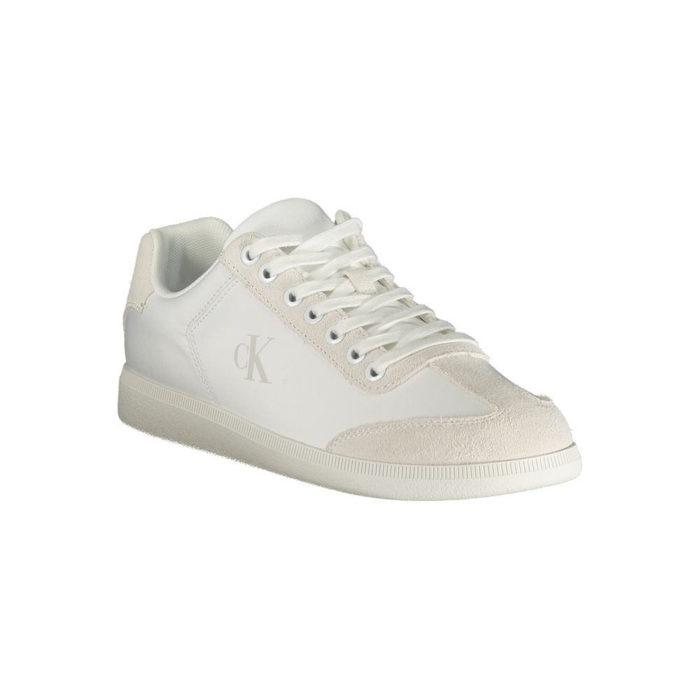 Calvin Klein White Polyester Men's Sneaker - Luxe Nova