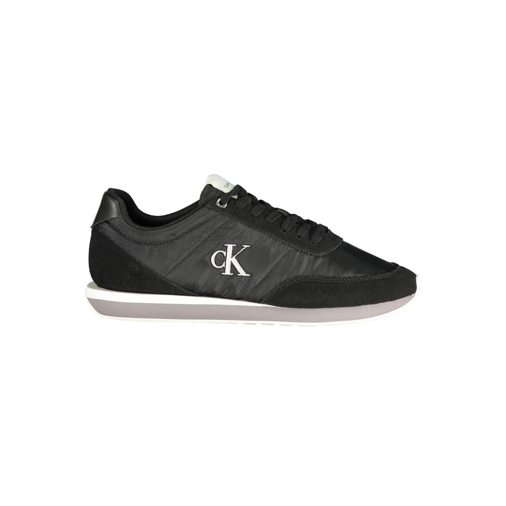 Calvin Klein Black Polyester Men Sneaker - Luxe Nova