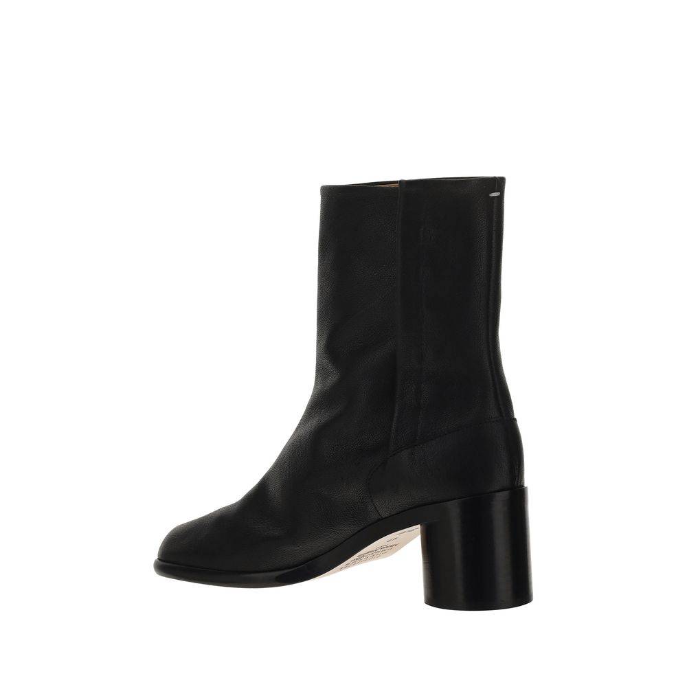 Maison Margiela Brown Calf Leather Bos Taurus Ankle Boots - Luxe Nova