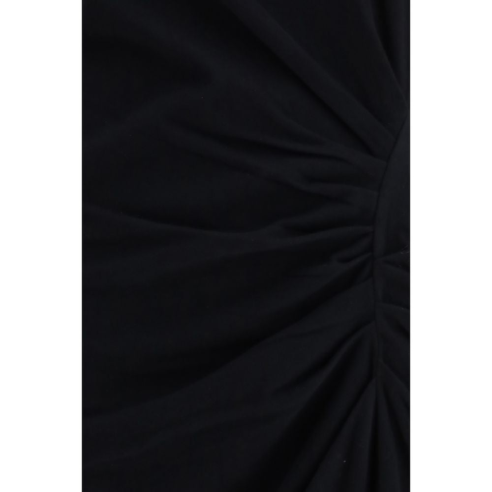 Isabel Marant Black Cotton Casual Dress - Luxe Nova