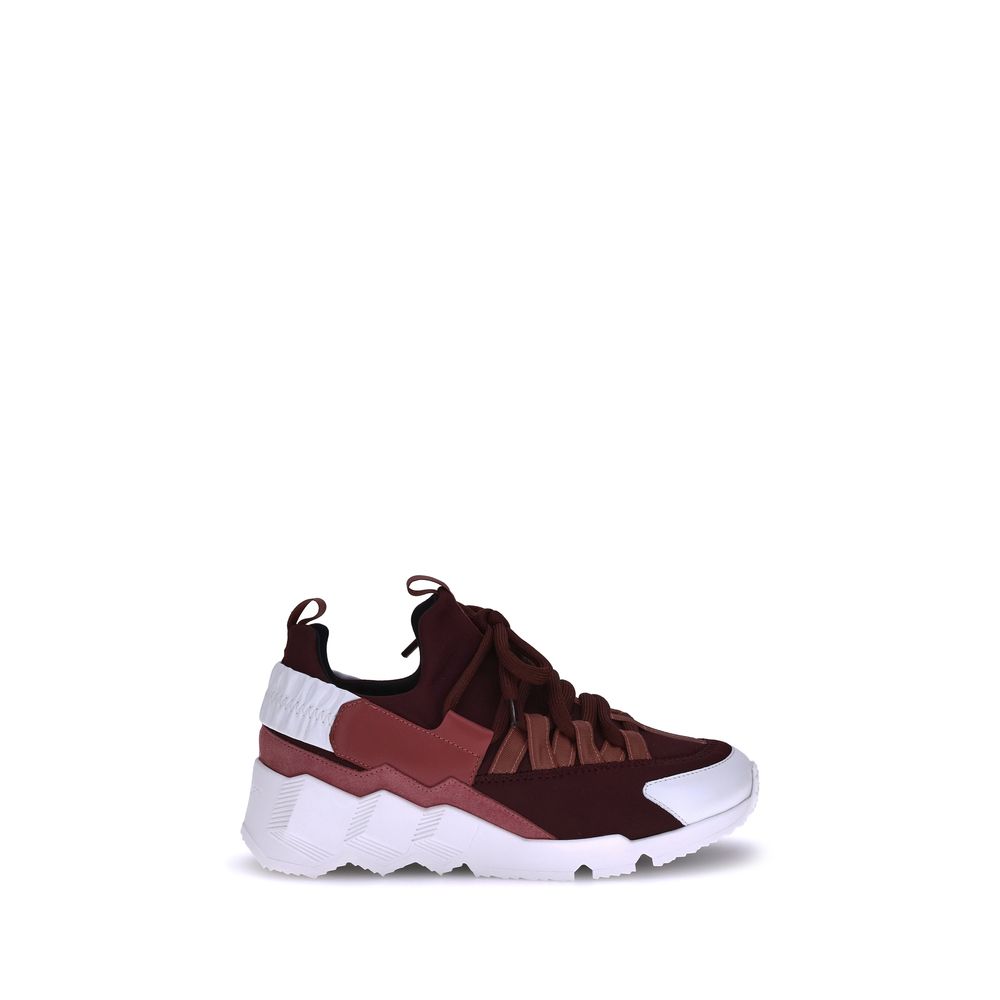 Pierre Hardy Bordeaux Neoprene Athletic Sneakers - Luxe Nova