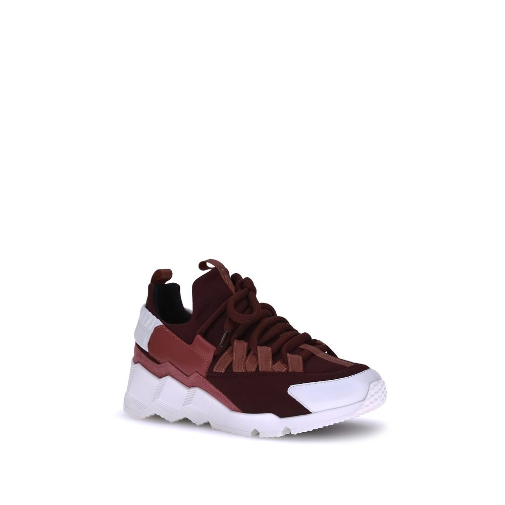Pierre Hardy Bordeaux Neoprene Athletic Sneakers - Luxe Nova