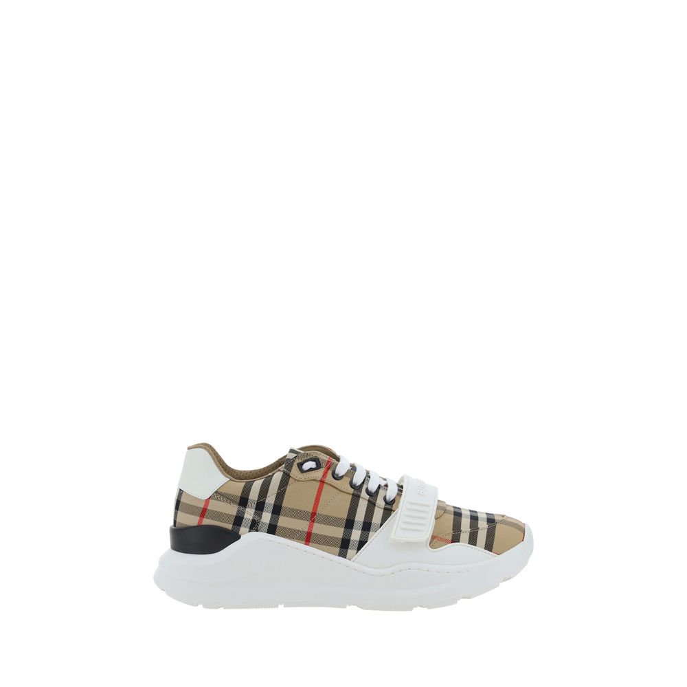 Burberry Beige Rubber Athletic Sneakers - Luxe Nova