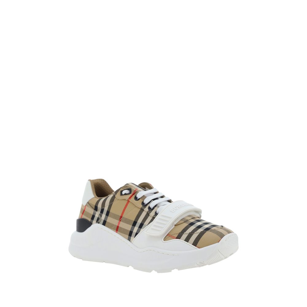 Burberry Beige Rubber Athletic Sneakers - Luxe Nova