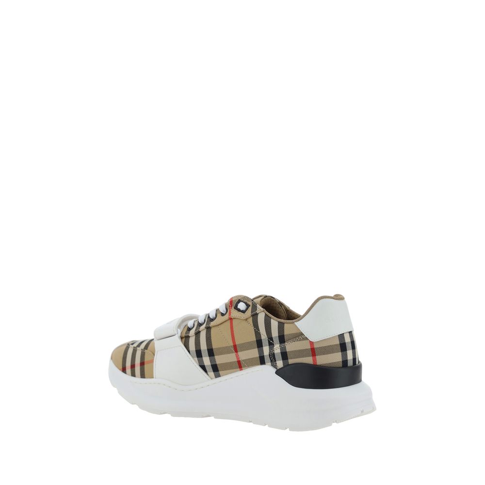 Burberry Beige Rubber Athletic Sneakers - Luxe Nova