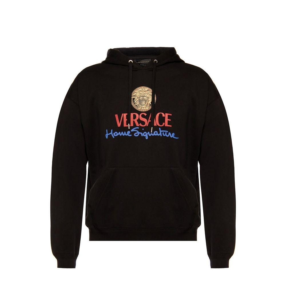 Versace Black Cotton Sweatshirt