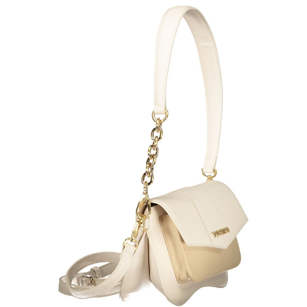 Mario Valentino Beige Polyurethane Women Handbag - Luxe Nova