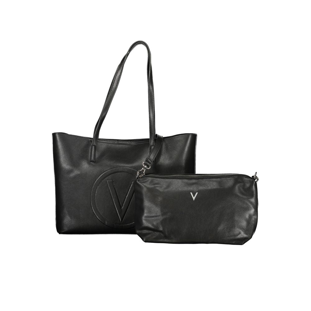 Mario Valentino Nero Polyurethane Women's Handbag - Luxe Nova