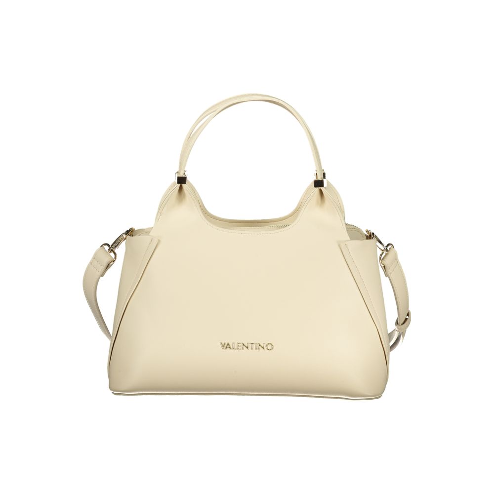 Mario Valentino Beige Polyurethane Women Handbag - Luxe Nova