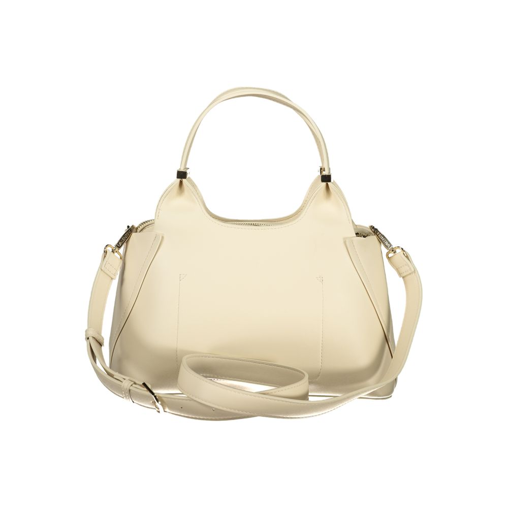 Mario Valentino Beige Polyurethane Women Handbag - Luxe Nova