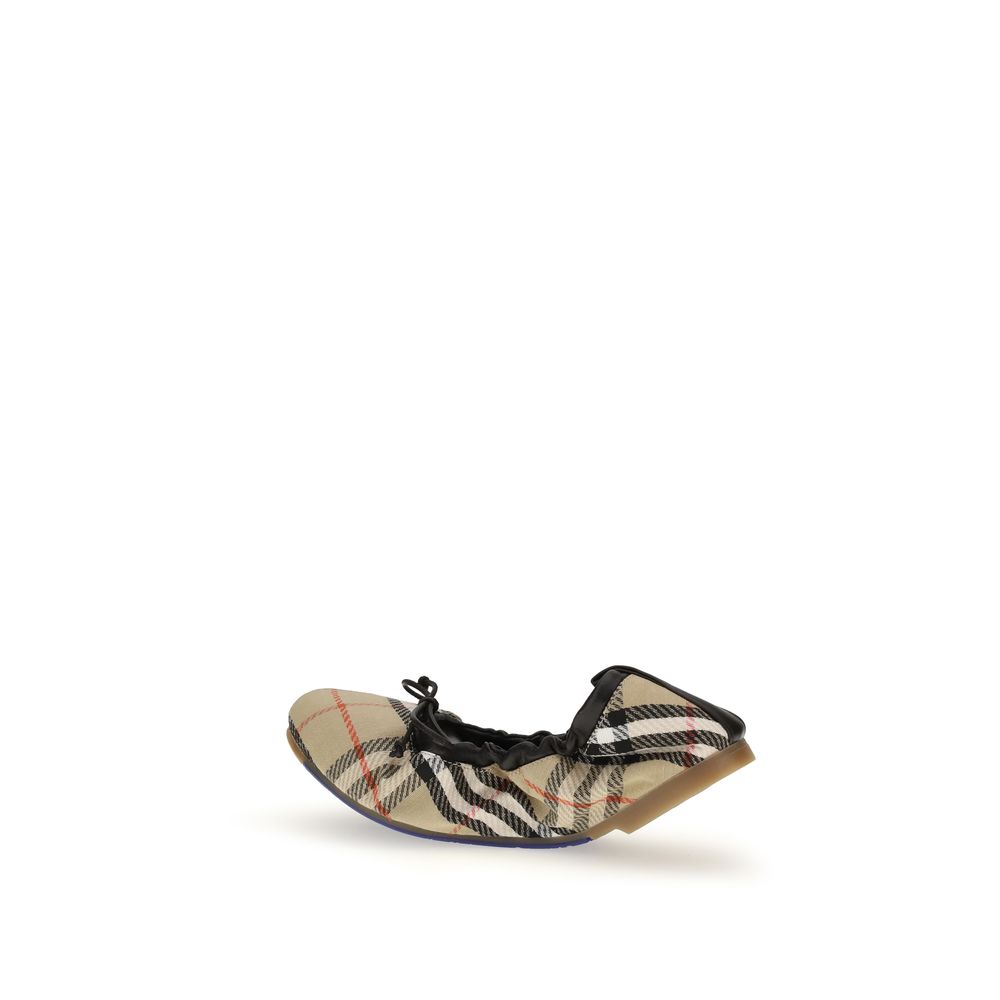 Burberry Multicolor Polyester Ballet Flats - Luxe Nova