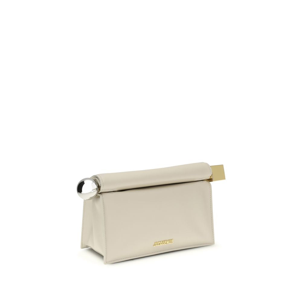 Jacquemus Beige Lamb Ovis Aries Aries Clutch Bag