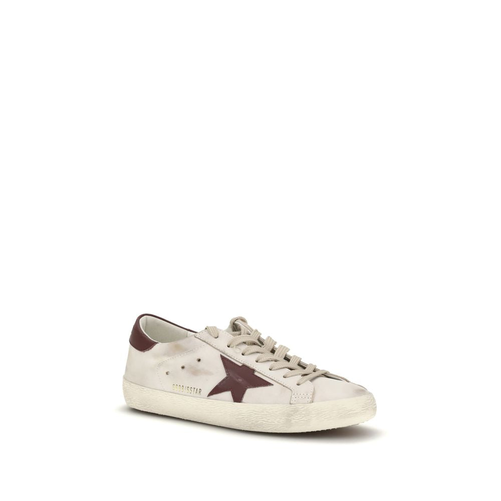 Golden Goose White Calf Leather Bos Taurus Sneakers - Luxe Nova