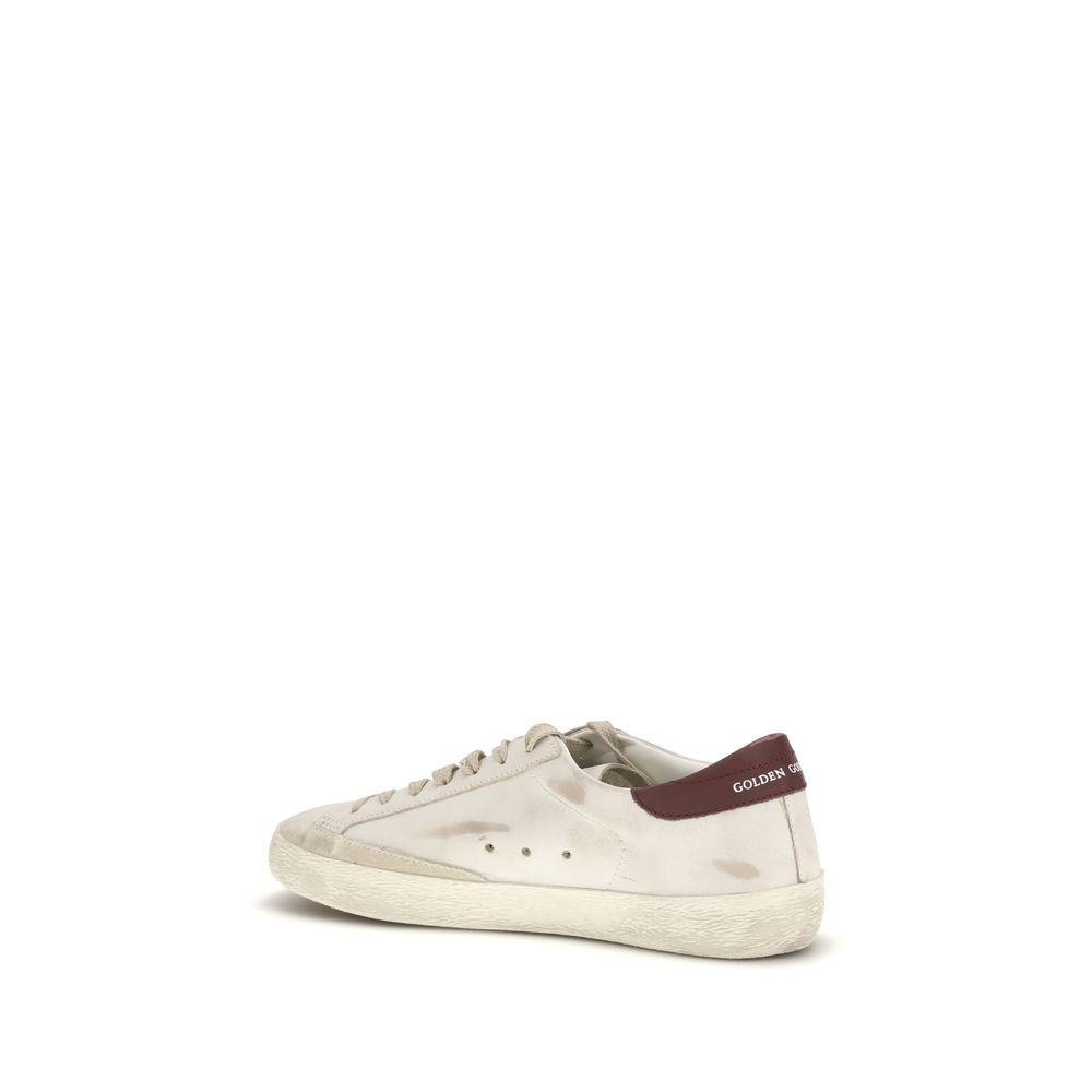 Golden Goose White Calf Leather Bos Taurus Sneakers - Luxe Nova