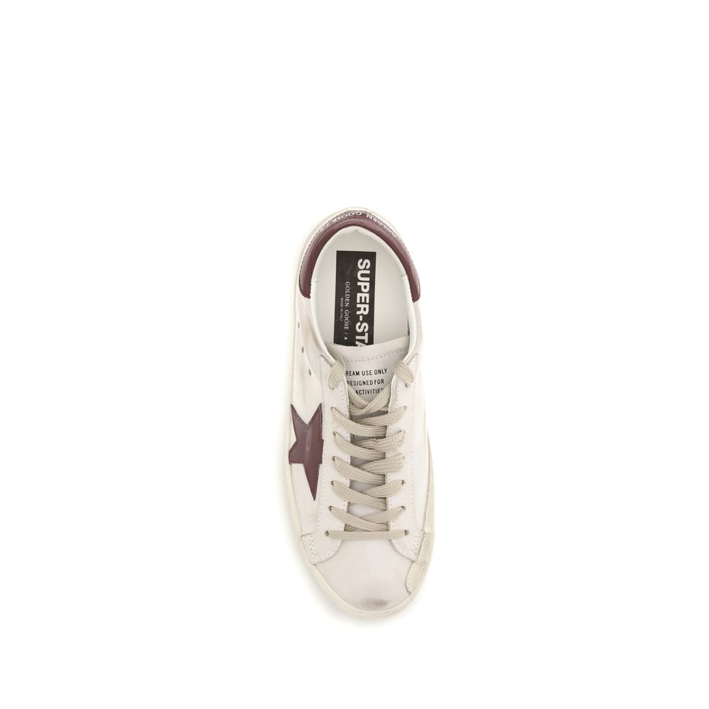 Golden Goose White Calf Leather Bos Taurus Sneakers - Luxe Nova