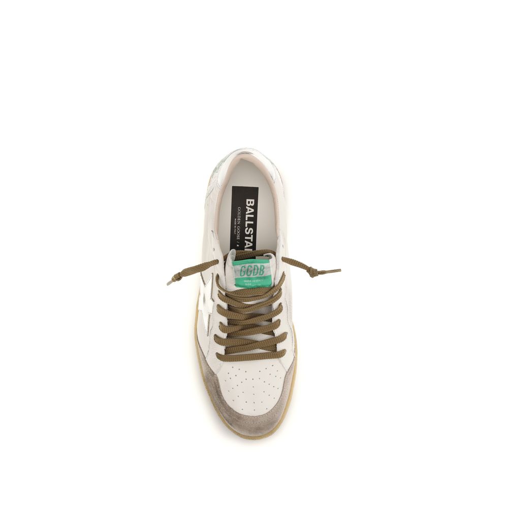 Golden Goose White Calf Leather Bos Taurus Low Top Sneakers - Luxe Nova