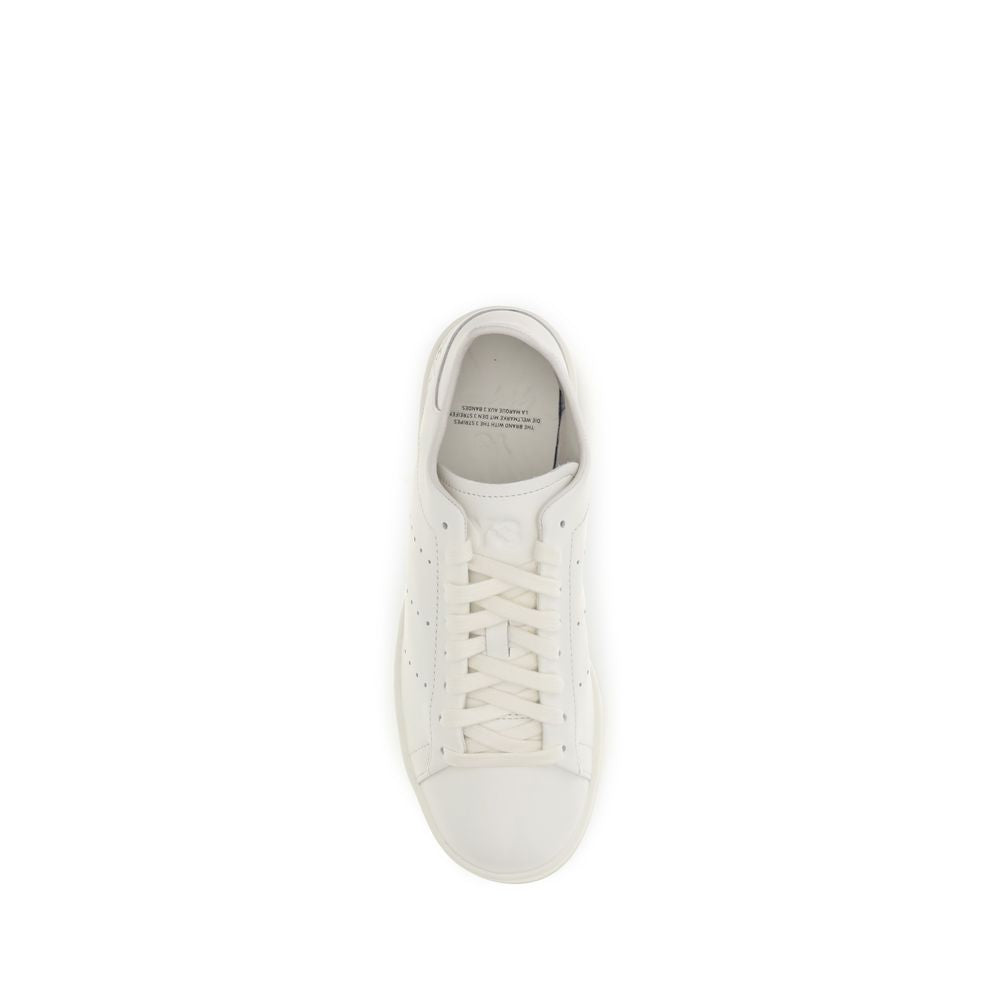 Y-3 White Calf Leather Bos Taurus Low Top Sneakers - Luxe Nova