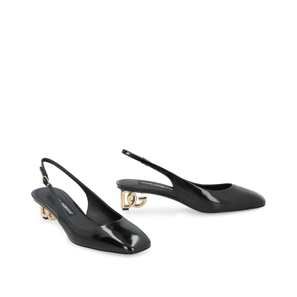 Dolce & Gabbana Black Calfskin Pumps - Luxe Nova