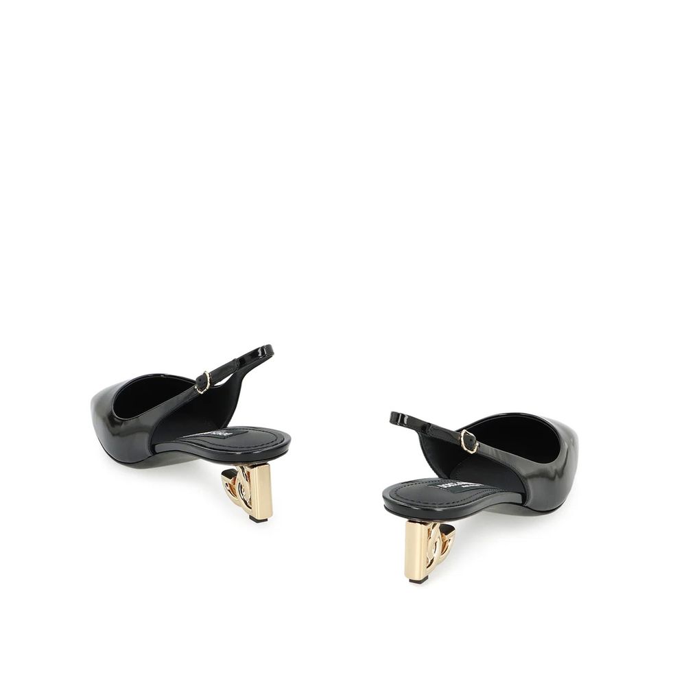 Dolce & Gabbana Black Calfskin Pumps - Luxe Nova