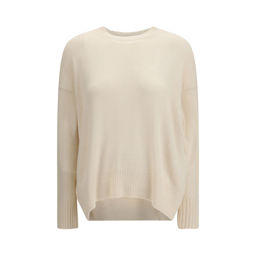 Allude Beige Cashmere Cashmere Sweater