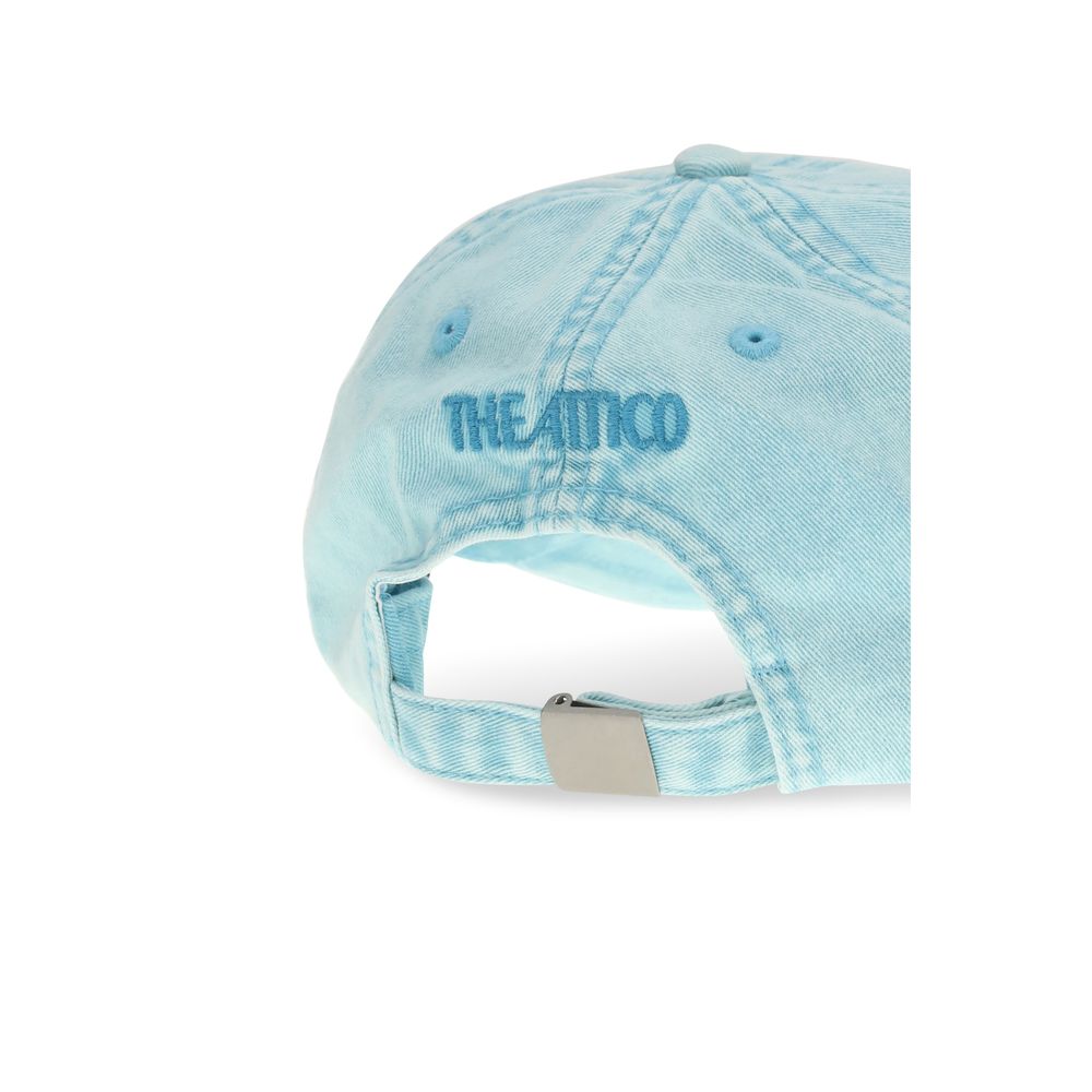 The Attico Blue Cotton Cap (Baseball Hat) - Luxe Nova