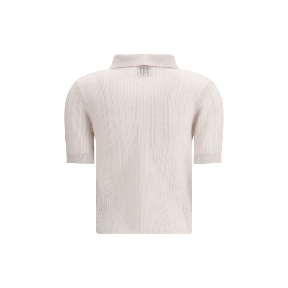 Allude Beige Cashmere Sweatshirt