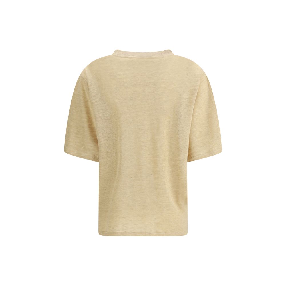 Rohe Beige Linen T-Shirt