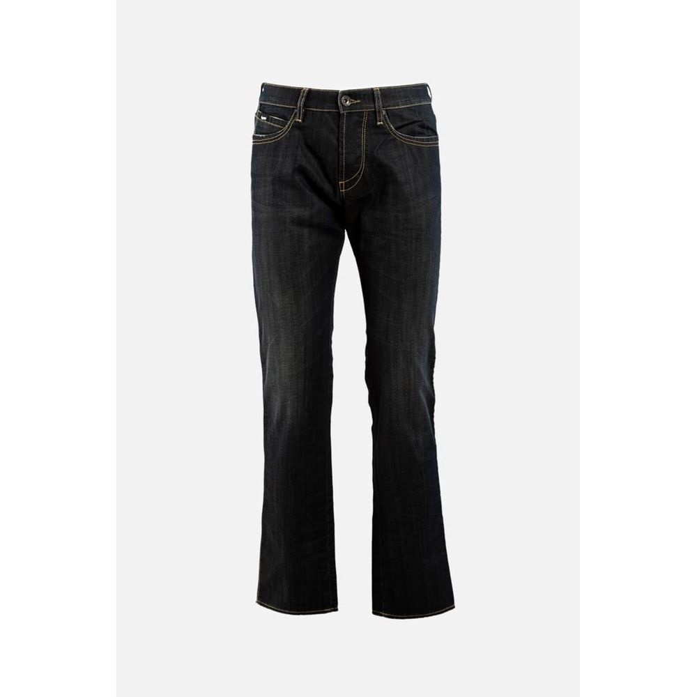 Gas Gray Cotton Straight-Leg Jeans