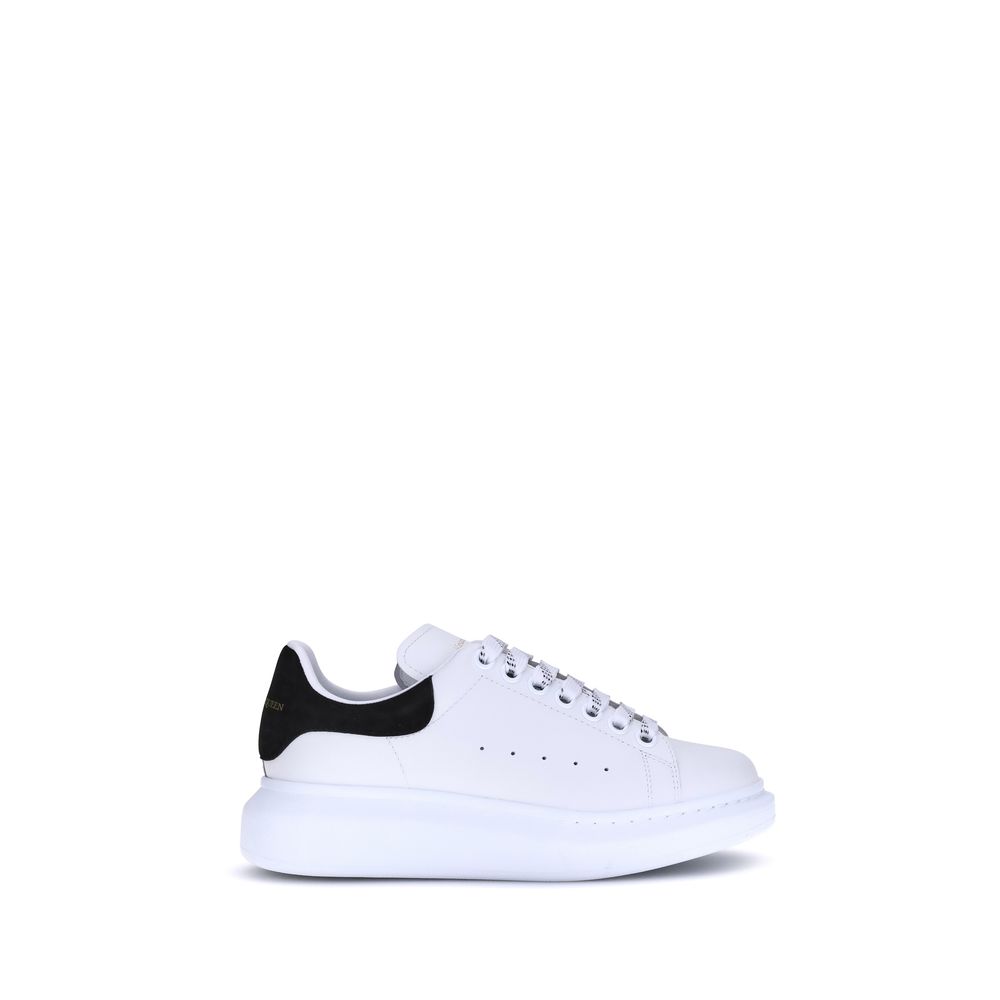 Alexander McQueen White Calf Leather Bos Taurus Platform Sneakers - Luxe Nova