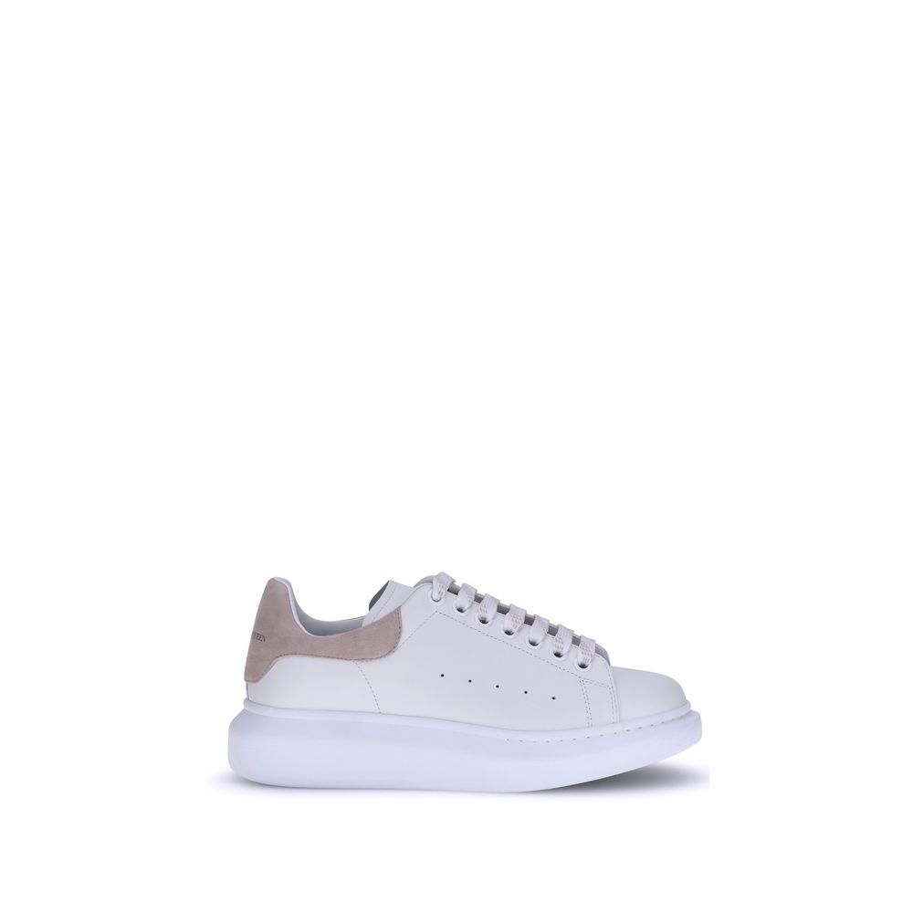 Alexander McQueen White Calf Leather Bos Taurus Platform Sneakers - Luxe Nova