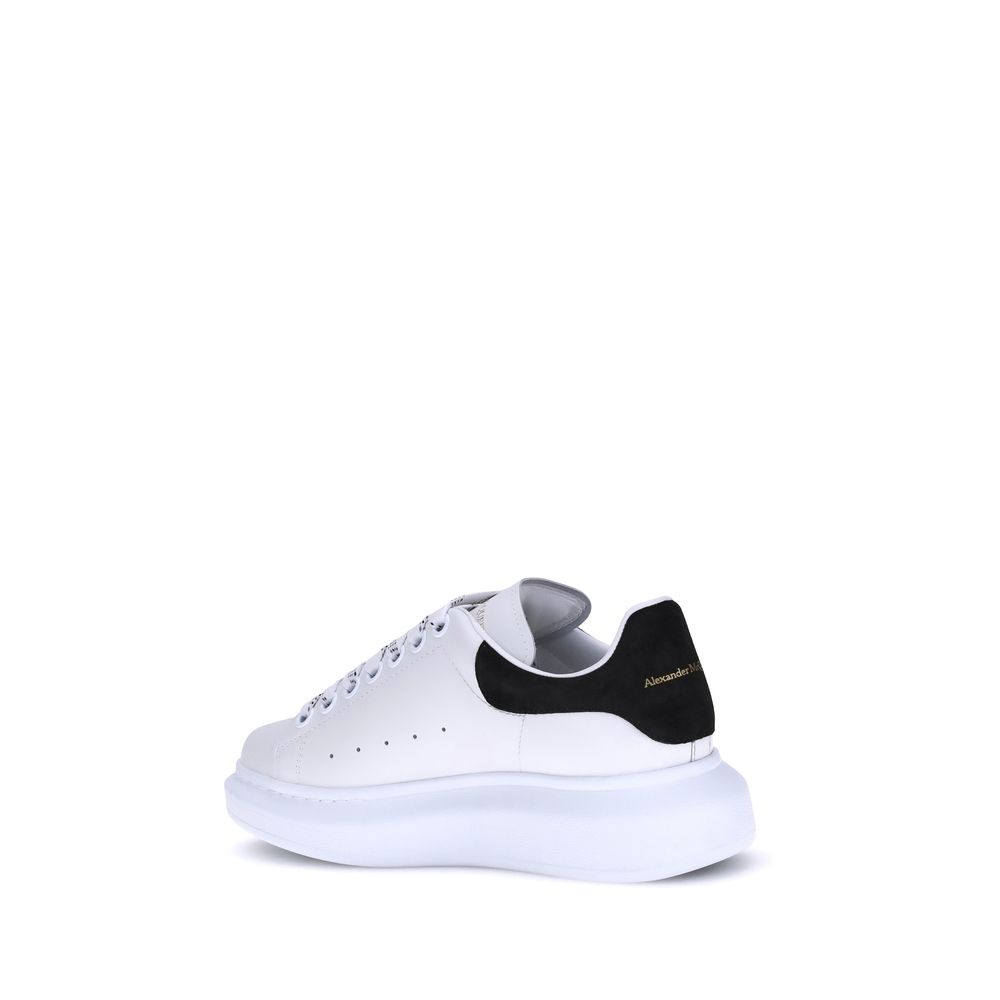 Alexander McQueen White Calf Leather Bos Taurus Platform Sneakers - Luxe Nova