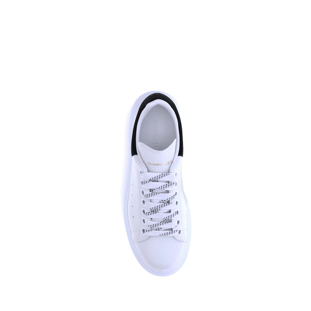 Alexander McQueen White Calf Leather Bos Taurus Platform Sneakers - Luxe Nova