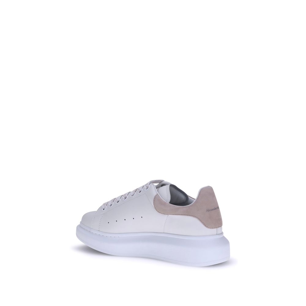 Alexander McQueen White Calf Leather Bos Taurus Platform Sneakers - Luxe Nova