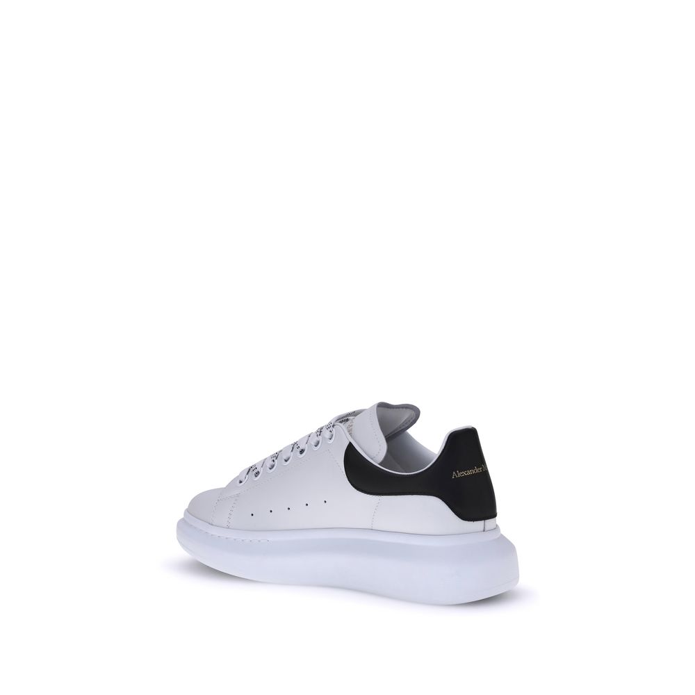 Alexander McQueen White Calf Leather Bos Taurus Platform Sneakers - Luxe Nova