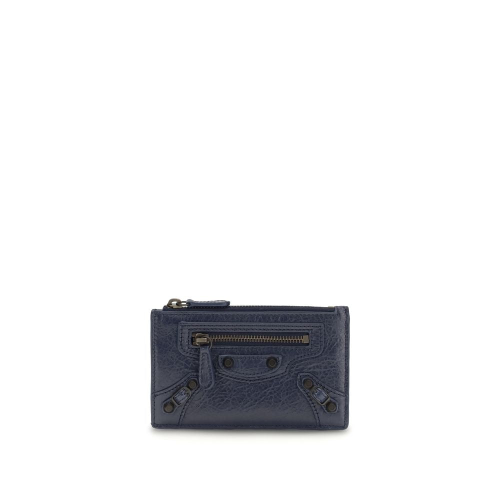 Balenciaga Blue Lamb Ovis Aries Aries Wallet - Luxe Nova
