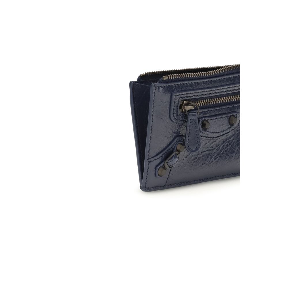 Balenciaga Blue Lamb Ovis Aries Aries Wallet - Luxe Nova