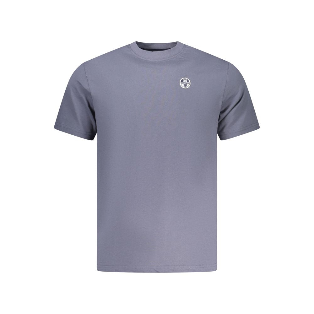 North Sails Blue Cotton Men's T-Shirt - Luxe Nova