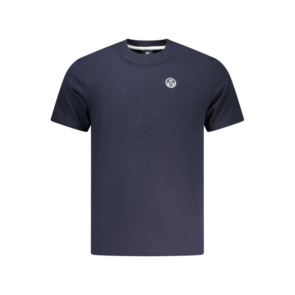 North Sails Blue Cotton Men's T-Shirt - Luxe Nova
