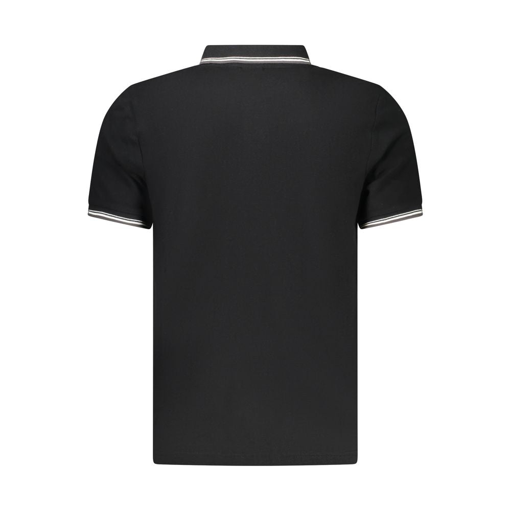 North Sails Black Cotton Men Polo - Luxe Nova