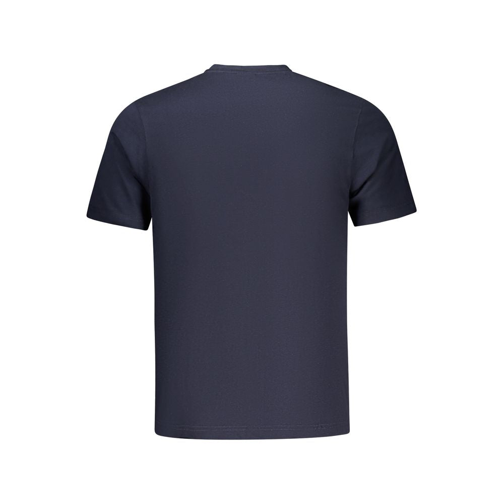 North Sails Blue Cotton Men T-Shirt - Luxe Nova