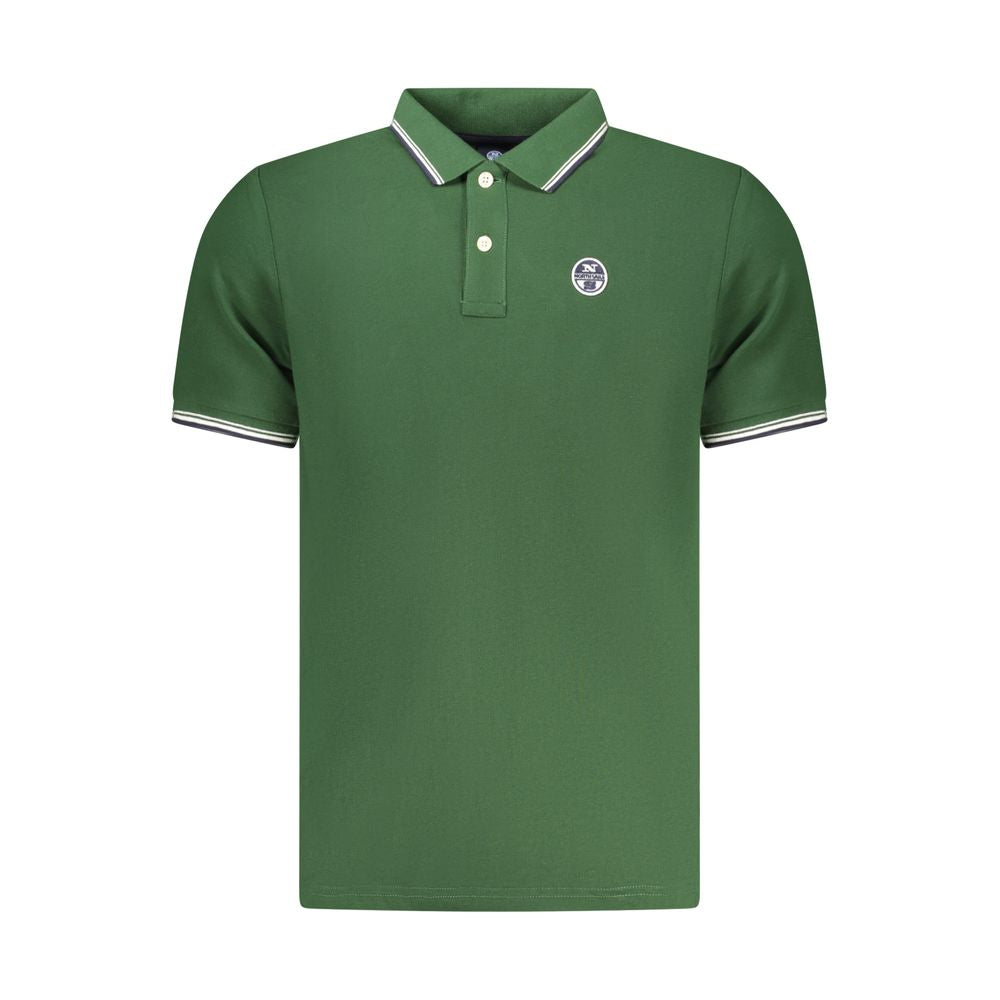 North Sails Verde Cotton Men Polo - Luxe Nova
