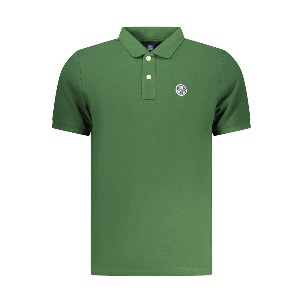 North Sails Verde Cotton Mens Polo Shirt - Luxe Nova