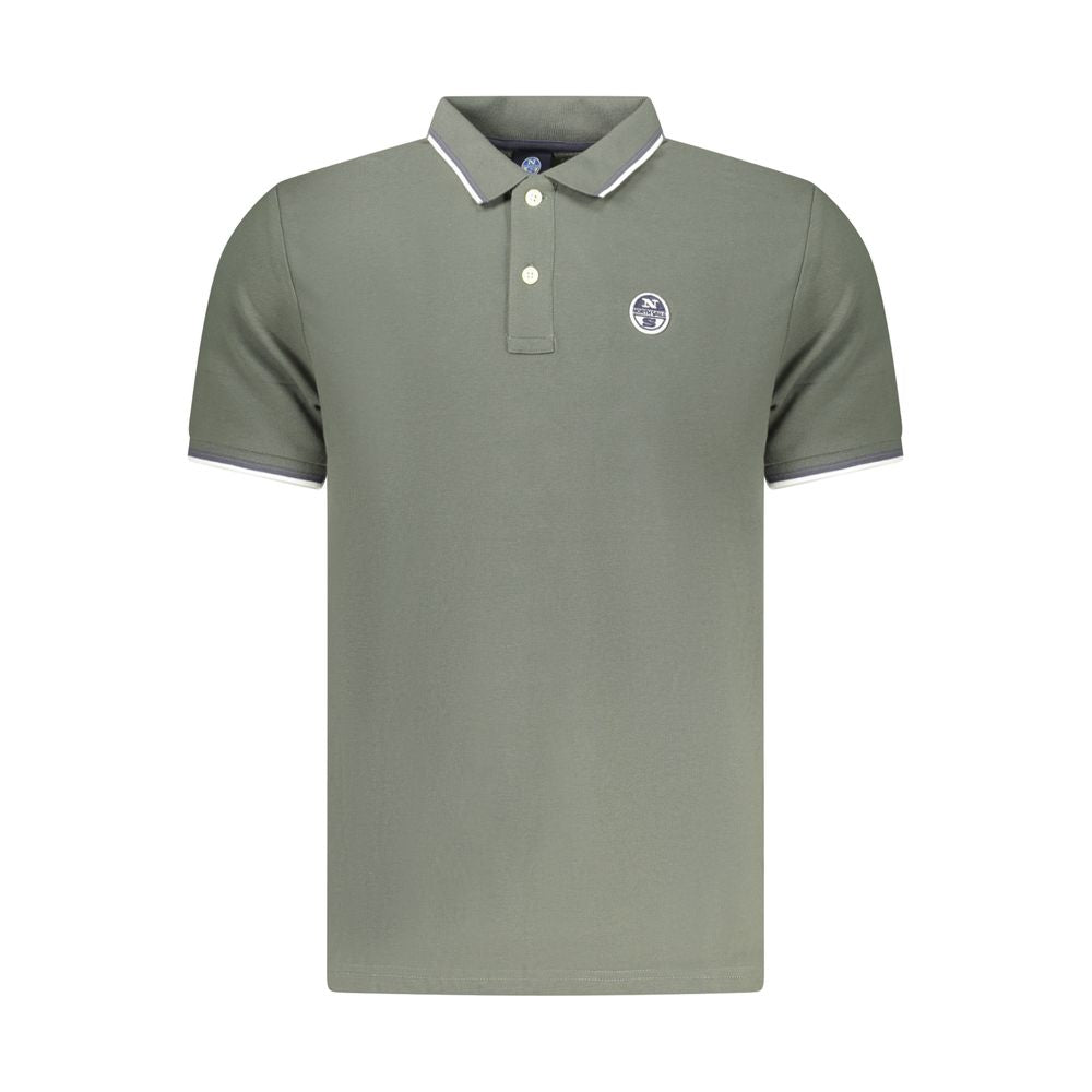 North Sails Verde Cotton Men Polo - Luxe Nova