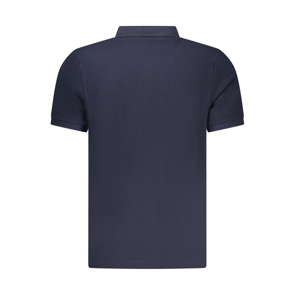 North Sails Blue Cotton Men Polo Shirt - Luxe Nova