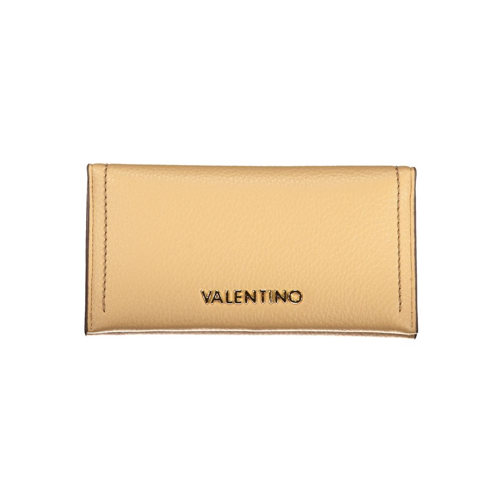 Mario Valentino Beige Polyurethane Women Wallet - Luxe Nova