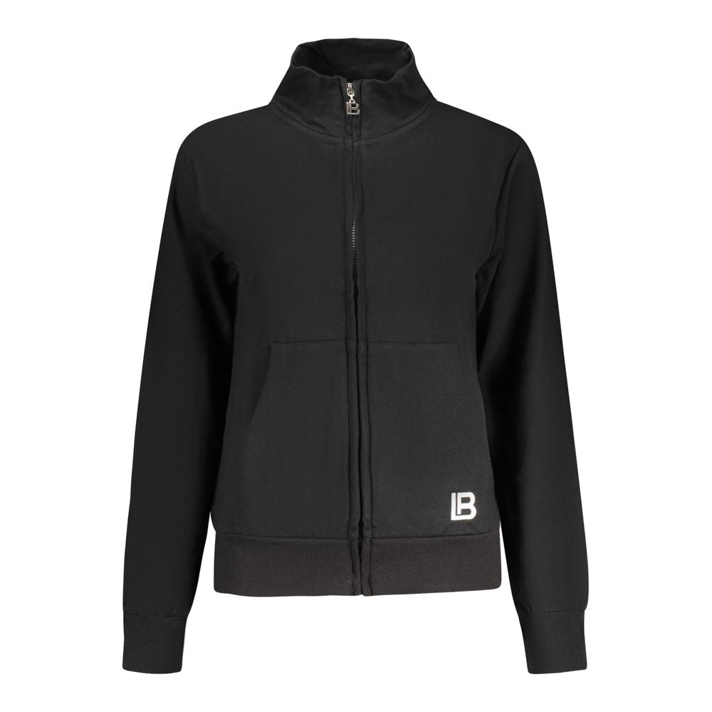 Laura Biagiotti Black Cotton Women Sweatshirt - Luxe Nova